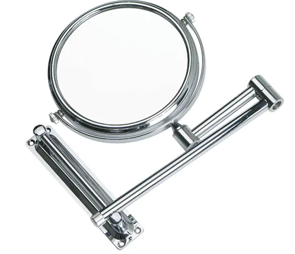 Hvad er funktionerne i Chrome Finished Round Makeup Mirror?